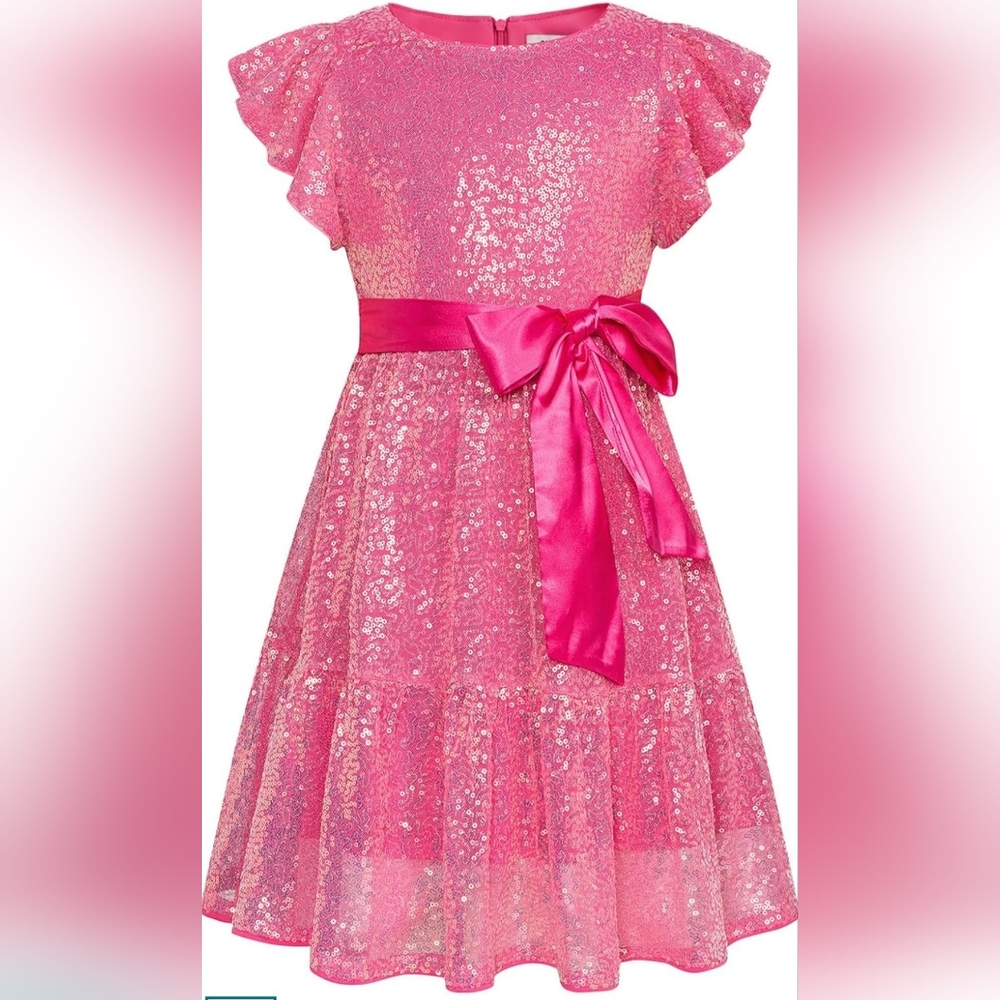 GRACE KARIN Girls Formal Party Dress Sequin